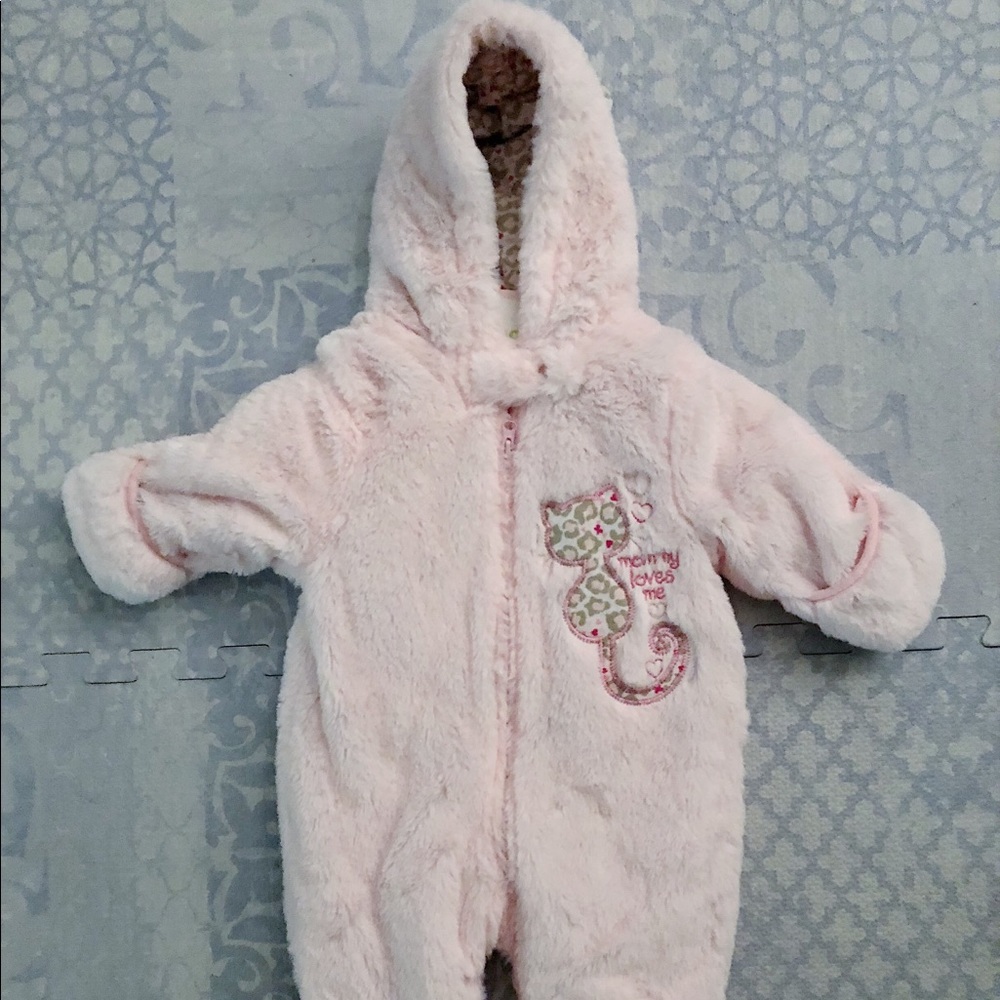 Never worn body suit. Pink. Duck. Duck. Goose.